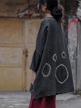 Circle Tie-dyed Ramie Cotton T-shirt